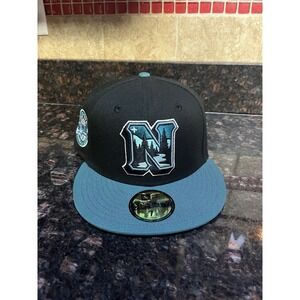 New Era MiLB Northwest Arkansas Naturals Royals Patch Size 7 1/8 Black And Green